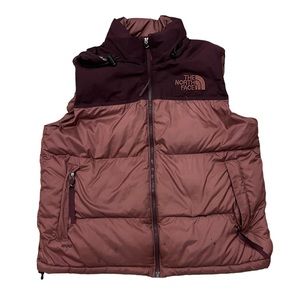 The North Face Women's LARGE Eco Nuptse 600 Down Puffer Vest
